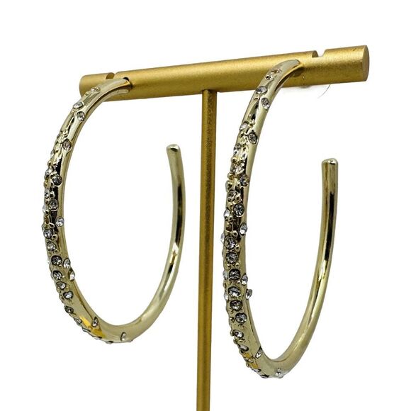 Lilly Pulitzer Zanzibar Hoop Earring - Gold Metallic - Picture 4 of 5